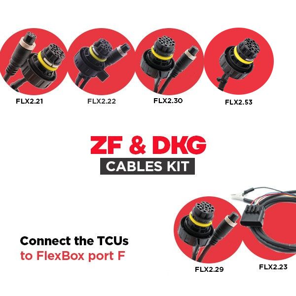 Kit Cable TCU ZF (6/8CV) - DKG - Magic Motor Sport España