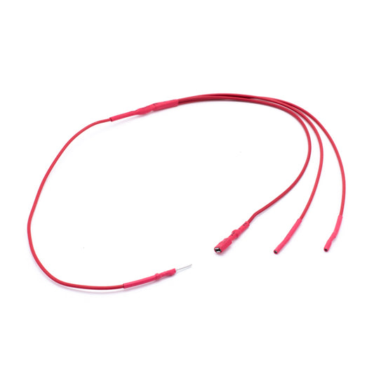 Faston x3 cables rojos para la alimentación en banco
