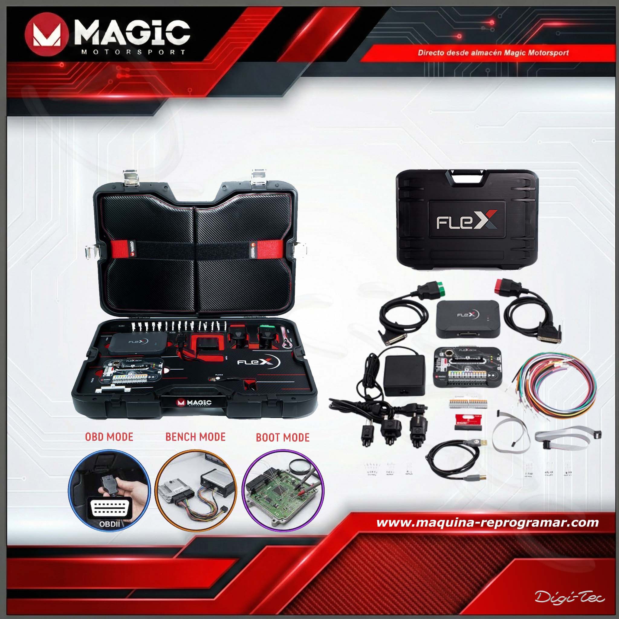 Flex Auto Control Software Kit FLEX con software Master FULL activado – Magic Motor Sport España