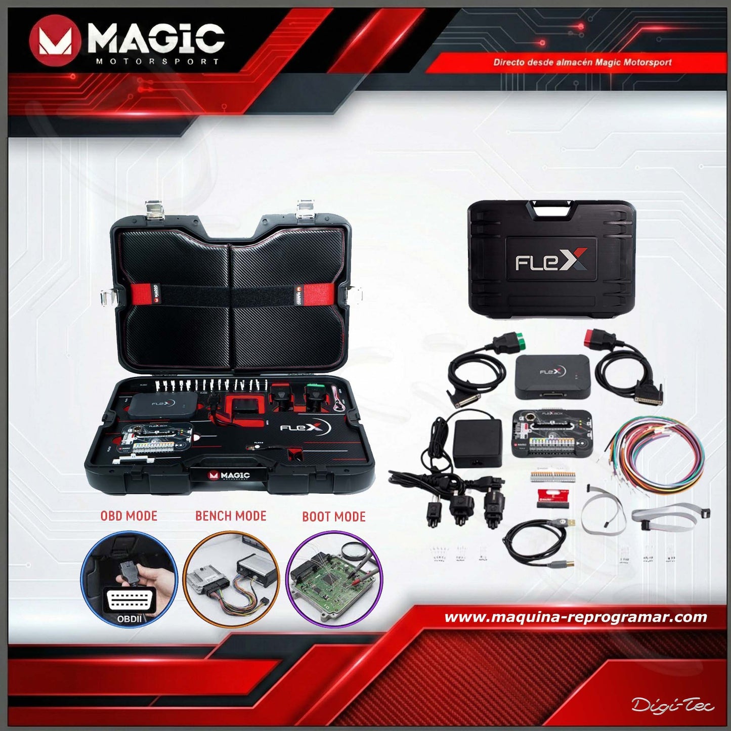Kit FLEX con software Master FULL activado - Magic Motor Sport España