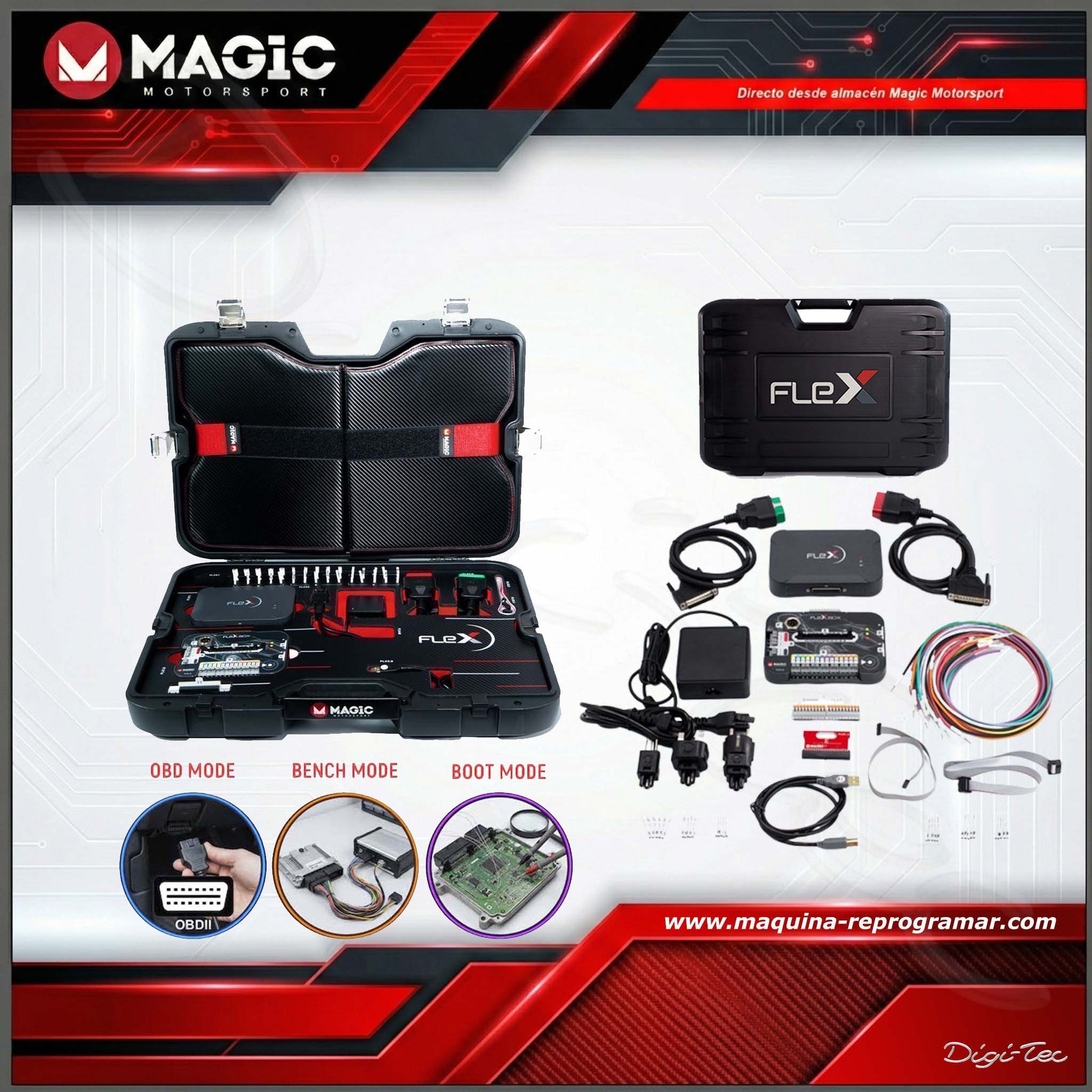 Kit FLEX con software Master FULL activado - Magic Motor Sport España