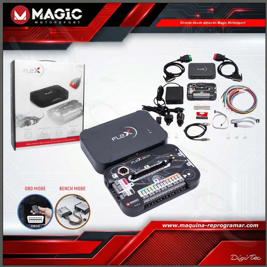 Kit FLEX con software Slave OBD - BENCH activado - Magic Motor Sport España